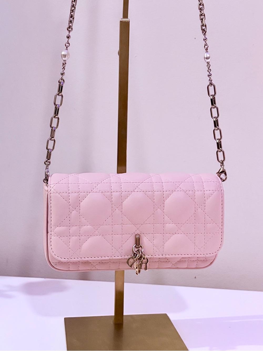 Dior Powder Pink Cannage Lambskin Bag